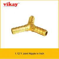 Brass Y Joint Nipple - Brass Compression Fittings in Inch - Master