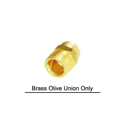 Brass Olive Union Only - Brass Compression Fittings in Inch - Master