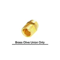 Brass Olive Union Only - Brass Compression Fittings in Inch - Master