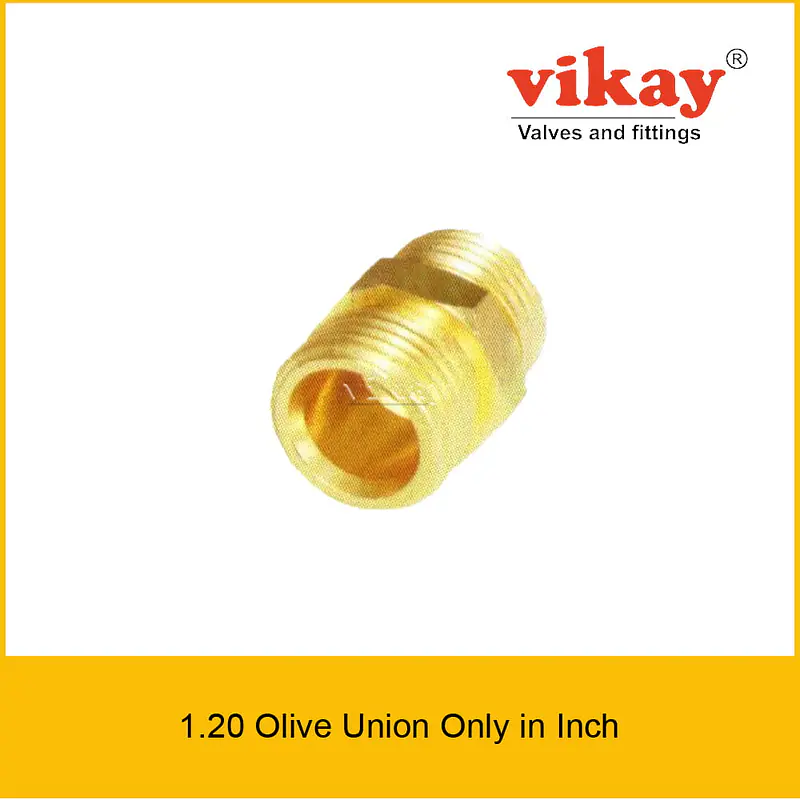 Brass Olive Union Only - Brass Compression Fittings in Inch - Master