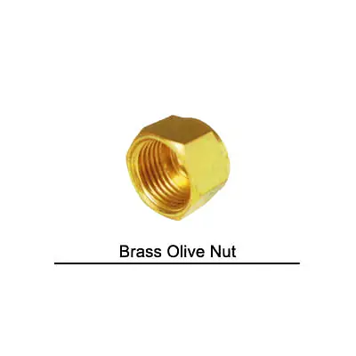 Brass Olive Nut - Brass Compression Fittings in Inch - Master