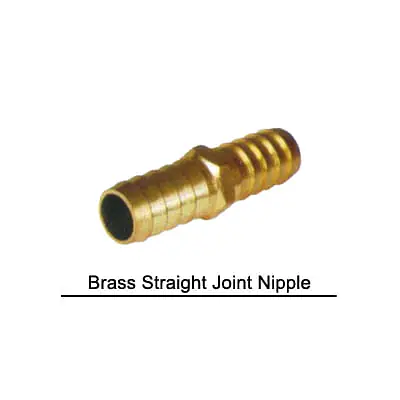 Brass Straight Joint Nipple - Brass Compression Fittings in Inch - Master
