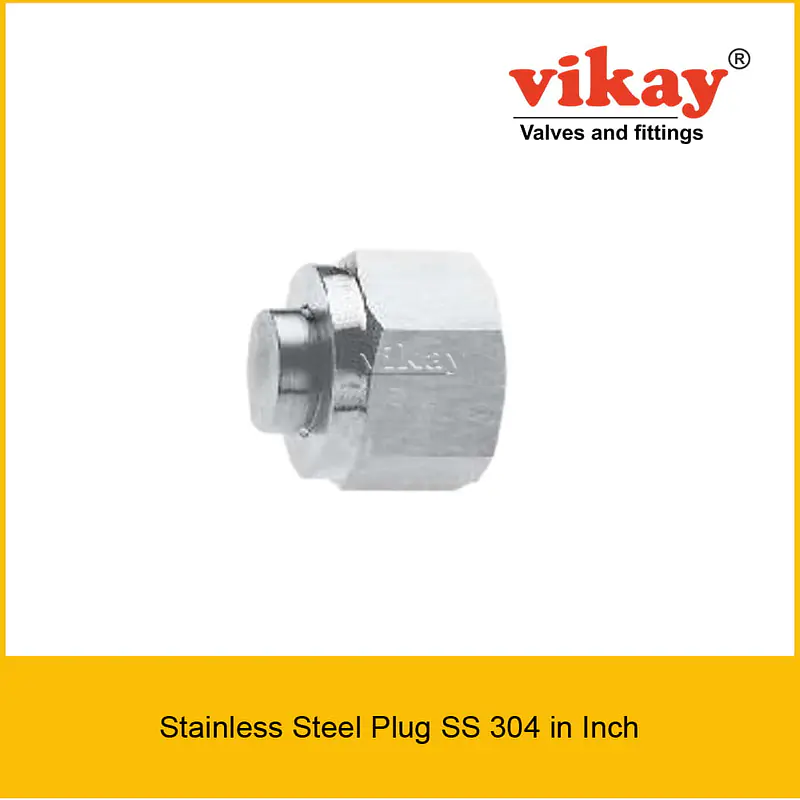 Plug SS 304 Inch - Stainless Steel Compression Tube Fittings - Master