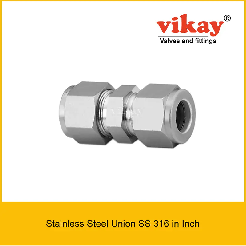 Union SS 316 Inch - Stainless Steel Compression Tube Fittings - Master