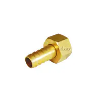 Brass Hose Nut & Nipple Set 3/4 Inch x 3/4 Inch - Brass Compression Fittings - Master