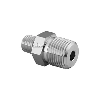 Hex Reducing Nipple (1 Inch x 11.5) x (3/4 Inch x 14) - SS 316 Instrumentation Pipe Fittings - Master