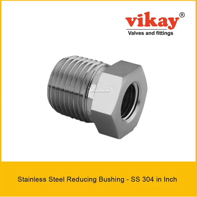 Reducing Bushing SS 304 Inch - Stainless Steel Instrumentation Pipe Fittings - Master