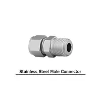 Male Connector SS 304 mm - Stainless Steel Compression Tube Fittings - Master