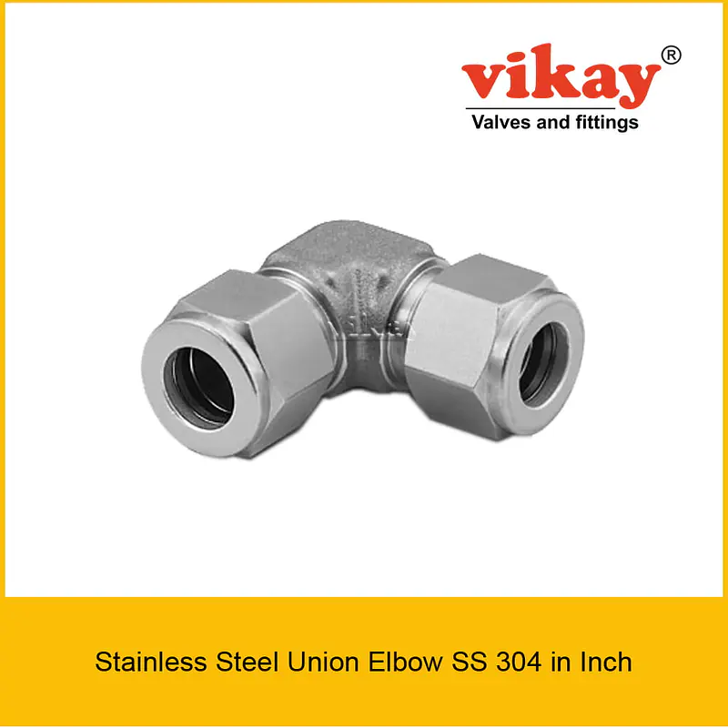 Union Elbow SS 304 Inch - Stainless Steel Compression Tube Fittings - Master