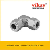 Union Elbow SS 304 Inch - Stainless Steel Compression Tube Fittings - Master