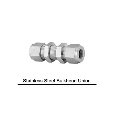 Bulkhead Union SS 304 Inch - Stainless Steel Compression Tube Fittings - Master
