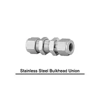 Bulkhead Union SS 304 Inch - Stainless Steel Compression Tube Fittings - Master
