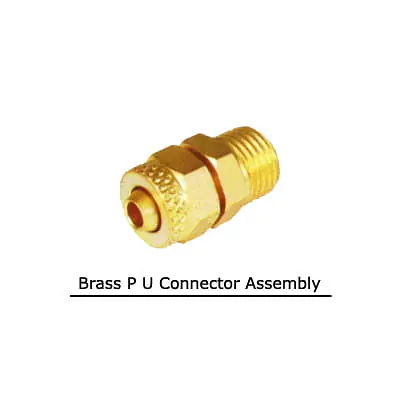 Brass P U Connector Assembly - Brass Tube Fittings - Master