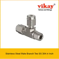 Male Branch Tee SS 304 Inch - Stainless Steel Compression Tube Fittings - Master