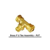 Brass P U Tee Assembly - Brass Tube Fittings - Master