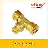 Brass P U Tee Assembly - Brass Tube Fittings - Master