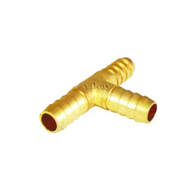Brass Tee Joint Nipple 1/4 Inch - Brass Compression Fittings - Master