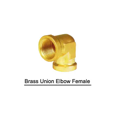 Brass Union Elbow Female - Brass Compression Fittings in Inch - Master