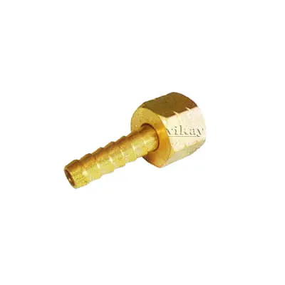 Brass Spray Gun Nut Nipple Set 5/16 Inch - Brass Compression Fittings - Master