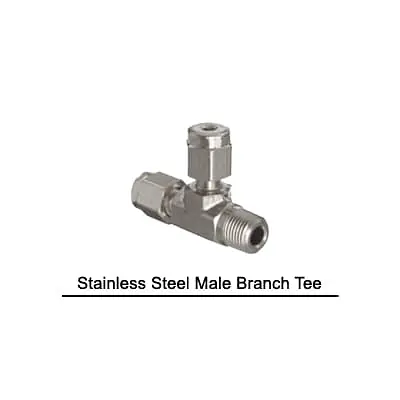 Male Branch Tee SS 304 mm - Stainless Steel Compression Tube Fittings - Master