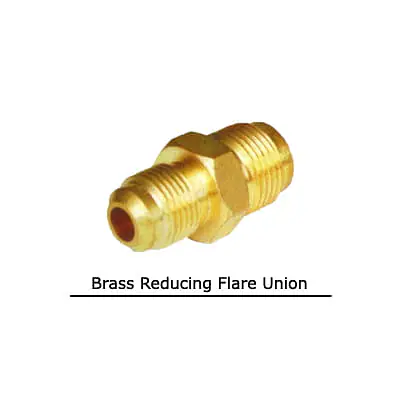 Brass Reducing Flare Union - Brass Flare Fittings - Master