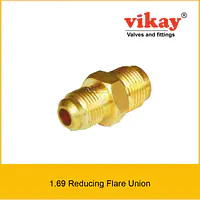 Brass Reducing Flare Union - Brass Flare Fittings - Master