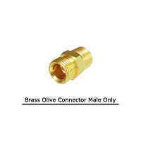 Brass Olive Connector Male Only - Brass Compression Fittings in mm - Master