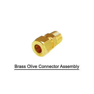 Brass Olive Connector Assembly - Brass Compression Fittings in Inch - Master