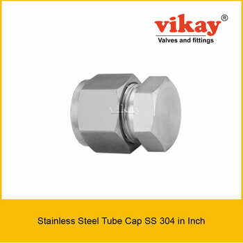 Tube Cap SS 304 Inch - Stainless Steel Compression Tube Fittings