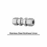 Bulkhead Union SS 316 Inch - Stainless Steel Compression Tube Fittings