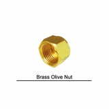 Brass Olive Nut - Brass Compression Fittings in Inch