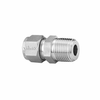 Male Branch Tee 8 mm x 1/8 Inch - SS 304 Compression Tube Fittings