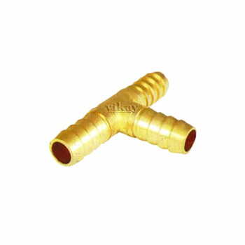 Brass Tee Joint Nipple 1/4 Inch - Brass Compression Fittings