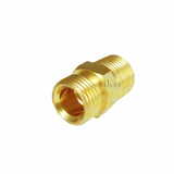 Brass Olive Connector Male Only 1/2 Inch x 1/4 Inch - BSP - Brass Compression Fittings