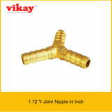 Brass Y Joint Nipple - Brass Compression Fittings in Inch