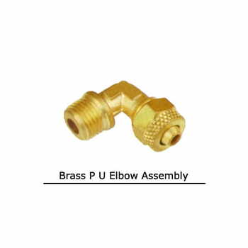 Brass P U Elbow Assembly - Brass Tube Fittings