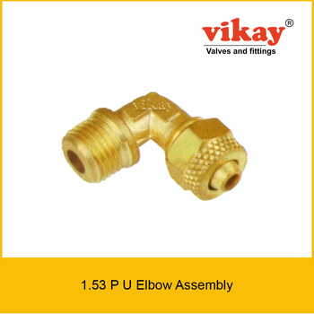 Brass P U Elbow Assembly - Brass Tube Fittings